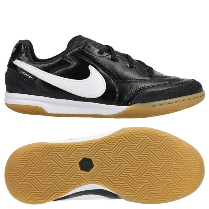 Nike Tiempo Streetgato IC - Black/White Kids