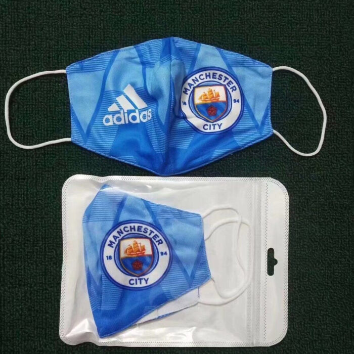 Manchester City Home Face Mask