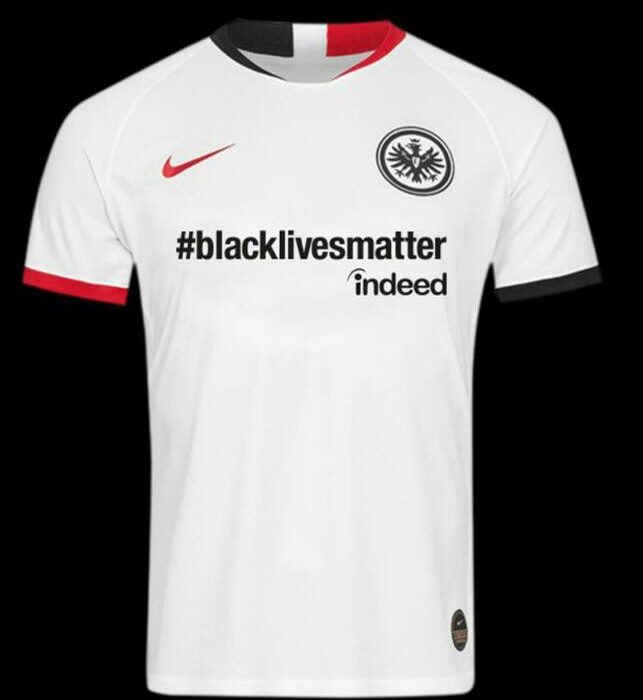 Eintracht Frankfurt blacklivesmatter jersey