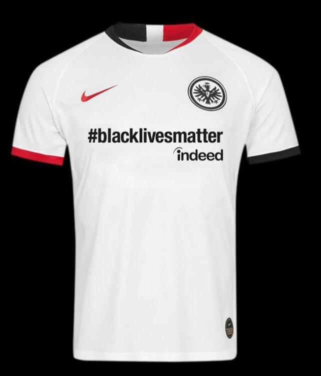 Eintracht Frankfurt blacklivesmatter jersey